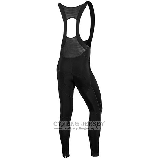 2019 Cycling Jersey Nalini Warm 2.0 Black Red Long Sleeve And Bib Tight